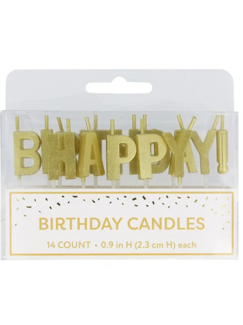2 PACKS HAPPY BIRTHDAY CANDLES NWT